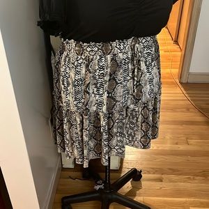 Snake skin skirt